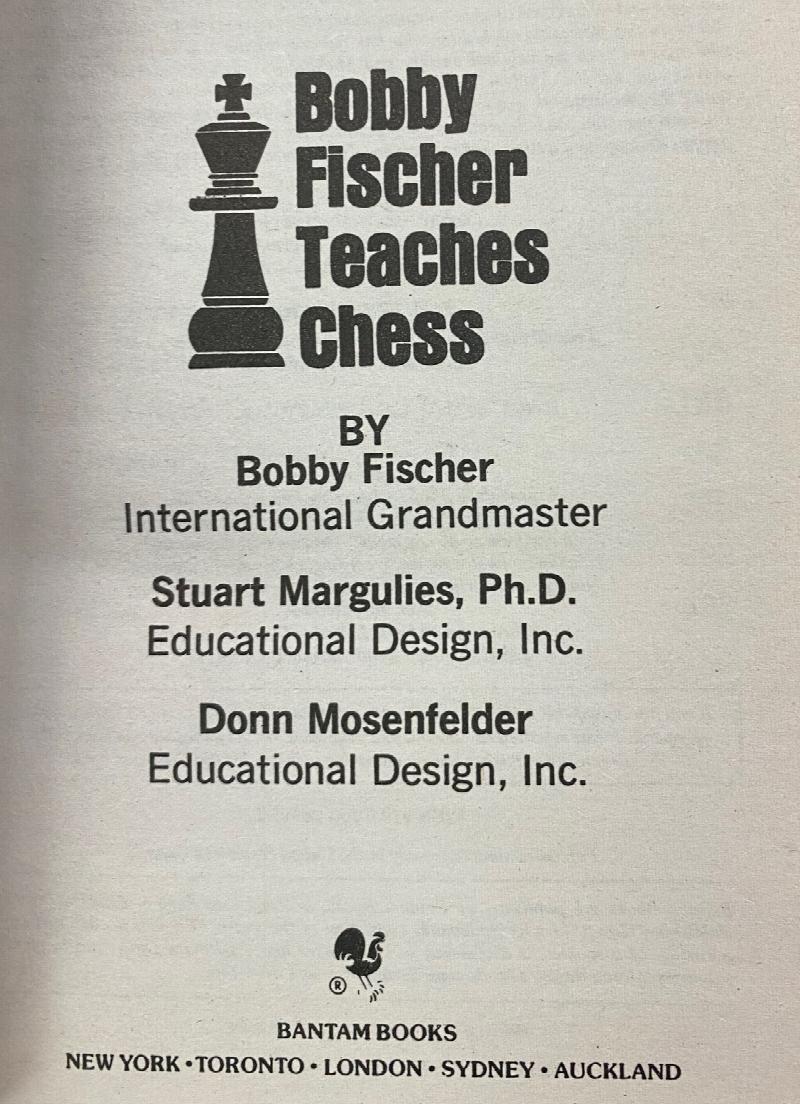 Bobby Fischer Teaches Chess Frame 155 - according to the book