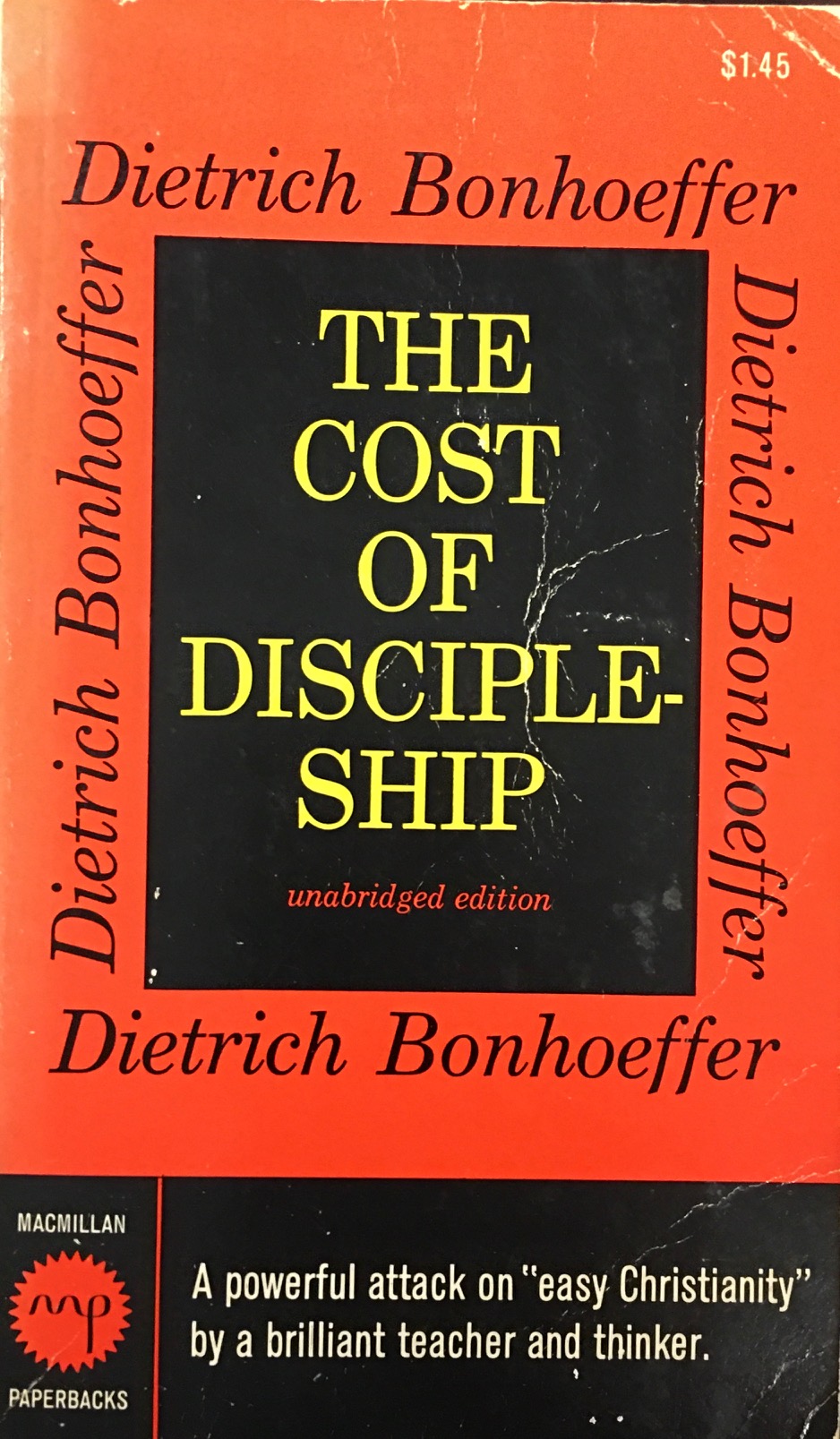 dietrich bonhoeffer the cost of discipleship summary